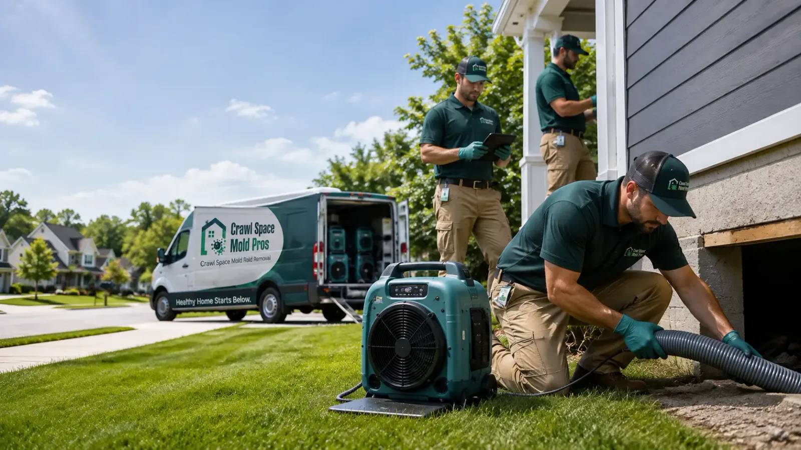 Crawl Space Mold Removal in Friendship, WI